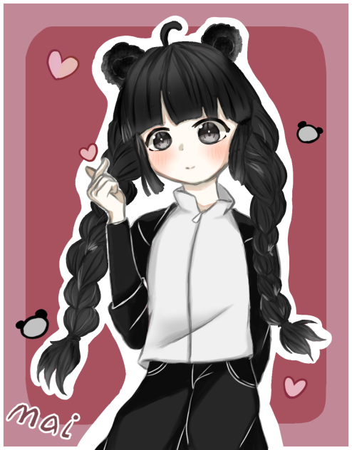 マイさんの代理を描いてみました！