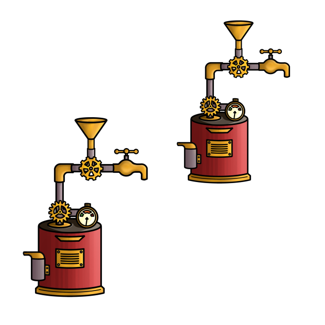 steampunk coffee machine