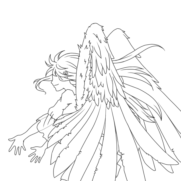 塗り絵用イラスト