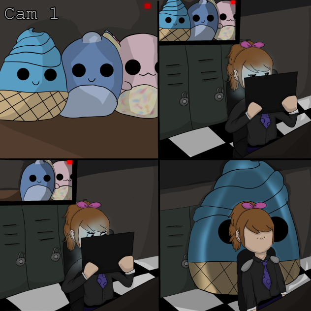 FNaF 1, but Squishmallows.