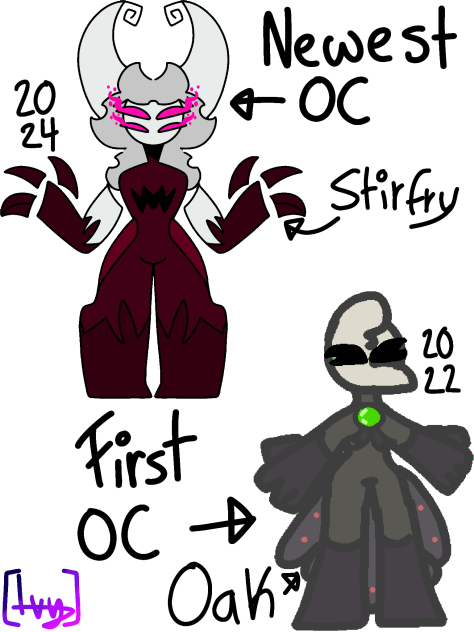 First vs Newest oc - ibisPaint