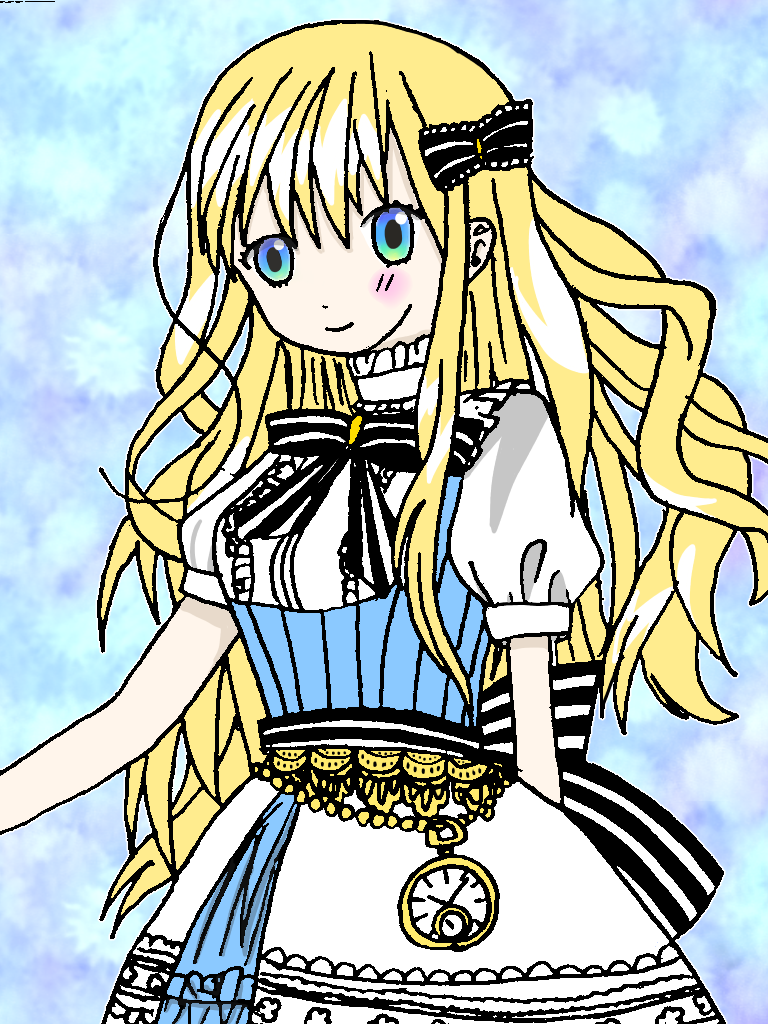ミラクルニキ アリスの戦闘服バージョン Ibispaint