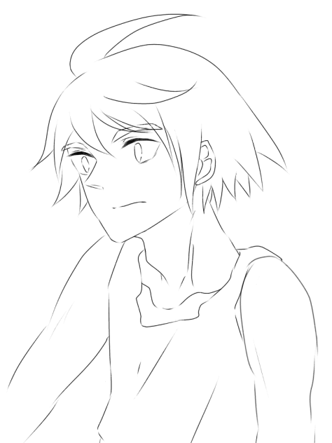 三日月・オーガス【線画】