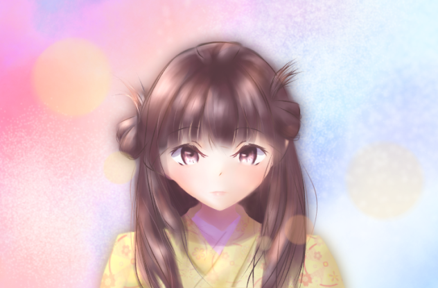 上目遣い