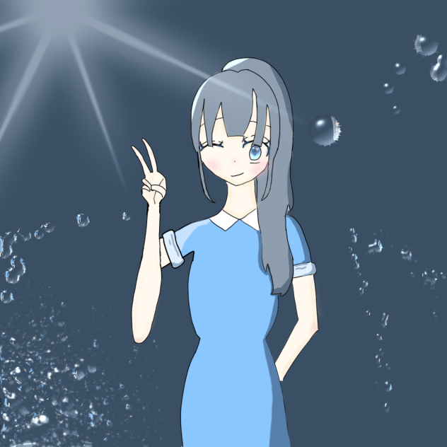 夏の女の子