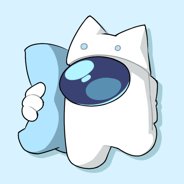 まっしろにゃんぽすぽす