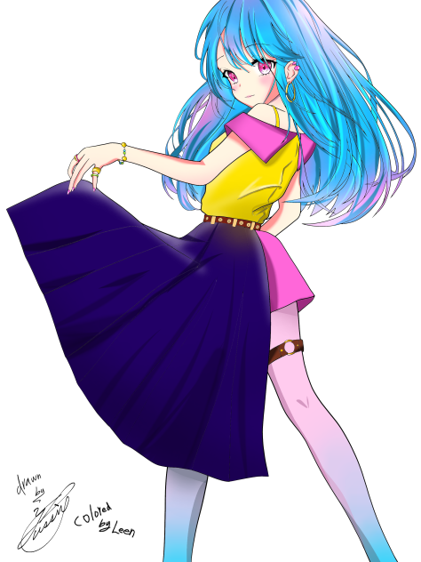 coloring Yu's art