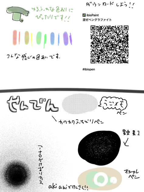 混ぜペングラファイト