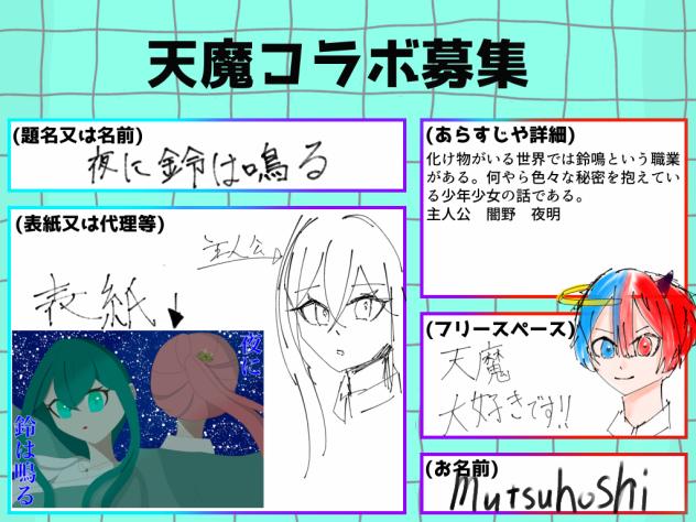 天魔コラボ募集参加です