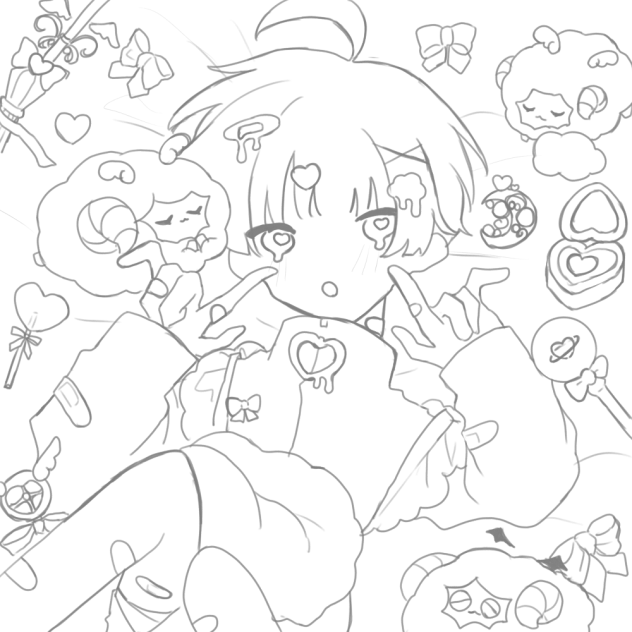 線画配布