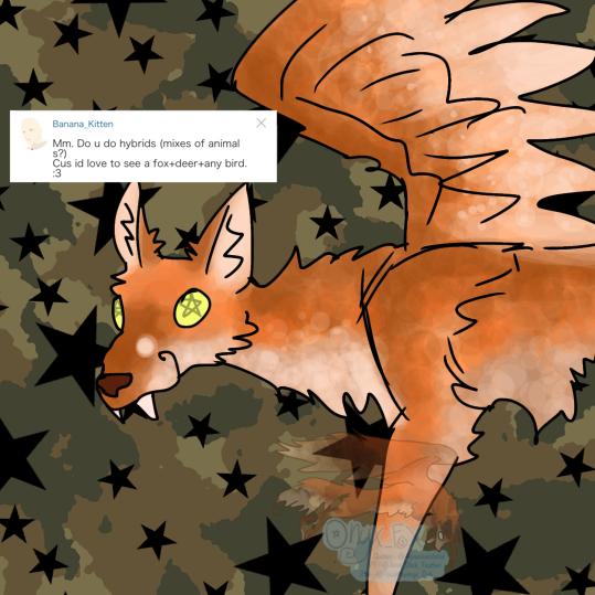 Rq — fox deer birb hybrid