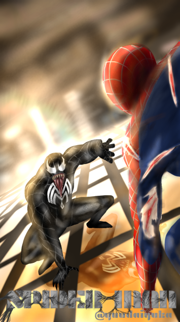 ヴェノムvsスパイダーマン
