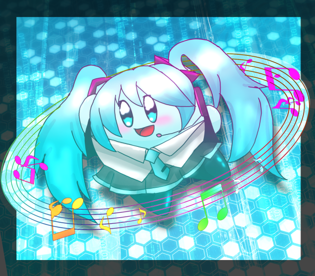 初音カービィ #ミクちゃん十周年おめでとう！