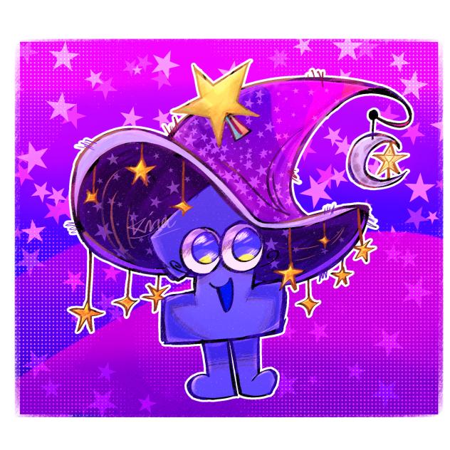 Lil One and her giant witch hat