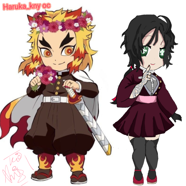Haruka Keiko x Kyojuro Rengoku 🌸🔥