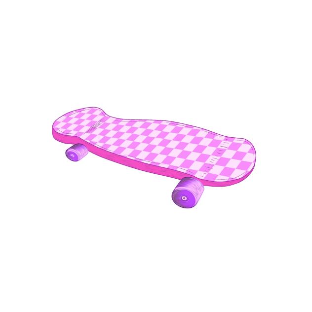 y2k skateboard drawing