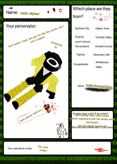 my application for comic thingy#METACS