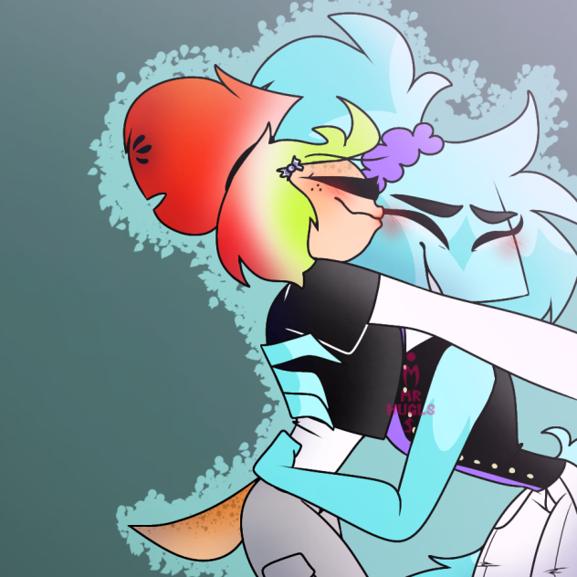 trans man x nonbinary