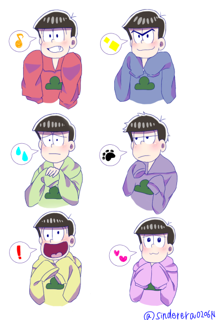 おそ松さん×長袖(萌袖)