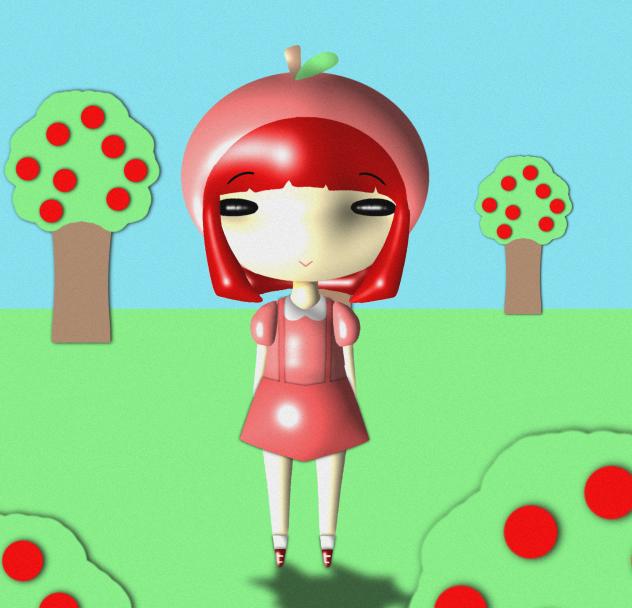 Apple girl