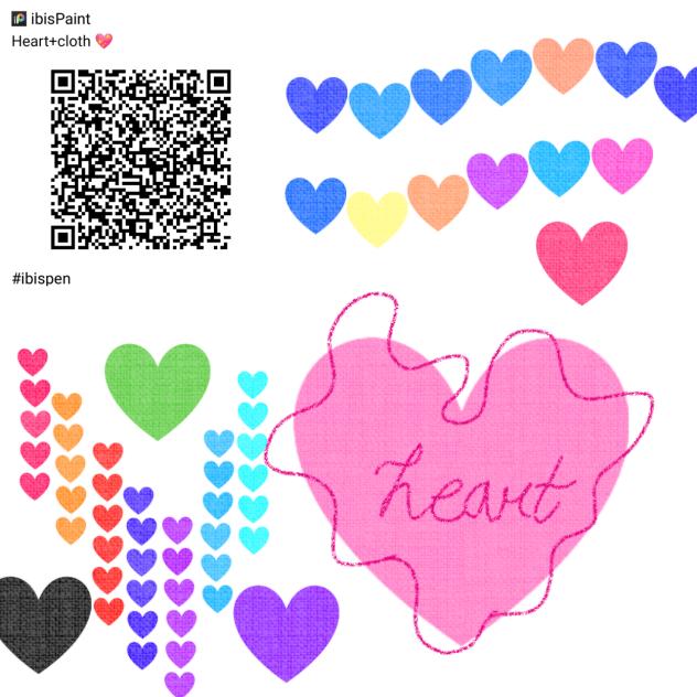 Heart+cloth brush 💖