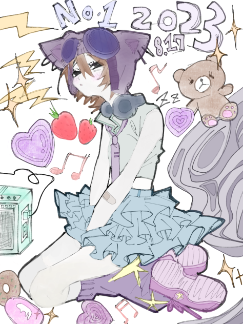 背景はノリノリ