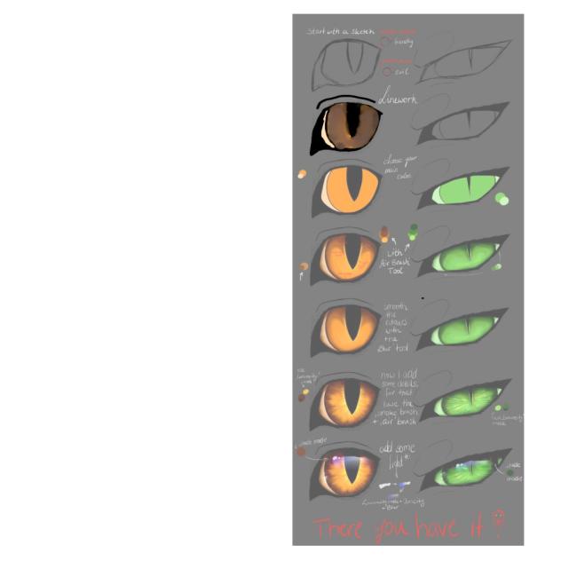 tried drawing eyes- (re-uploaded)