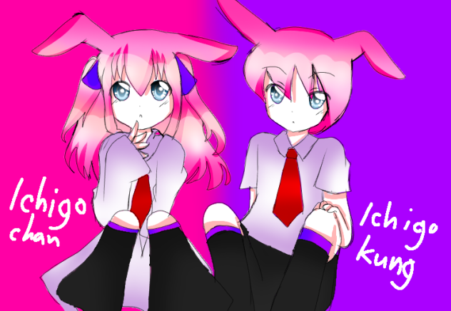 ichigo chan & ichigo kung