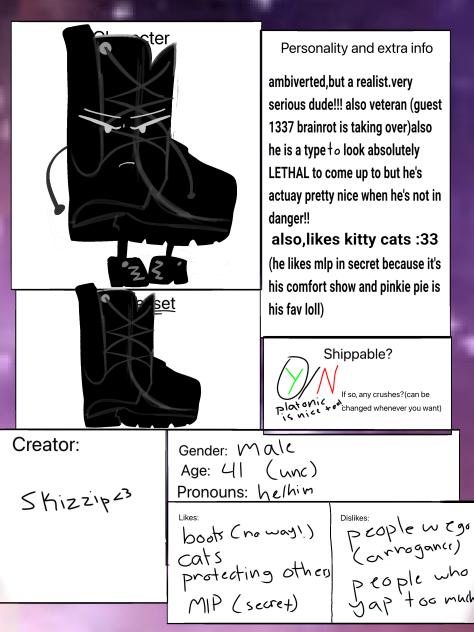 BFCB TAKE 2 OC wowzaz (combat boot!!)