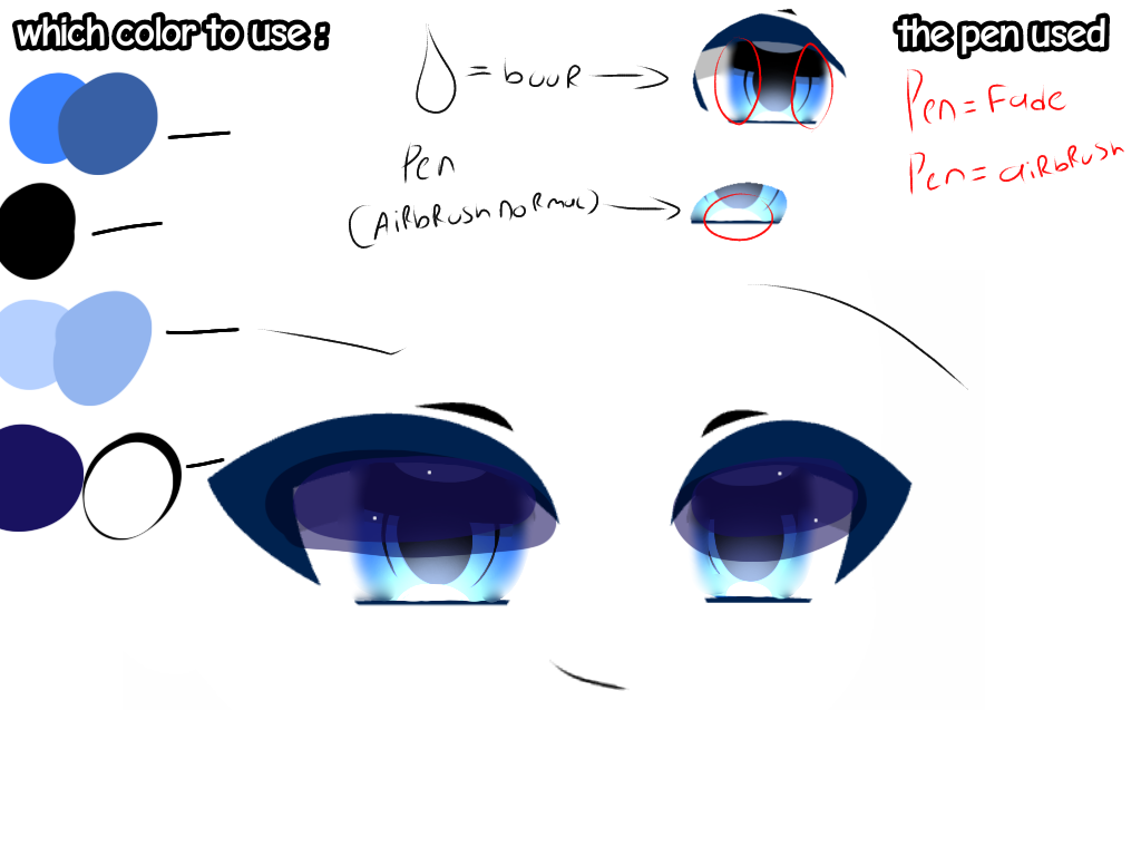 how to shade eyes gacha club ibisPaint