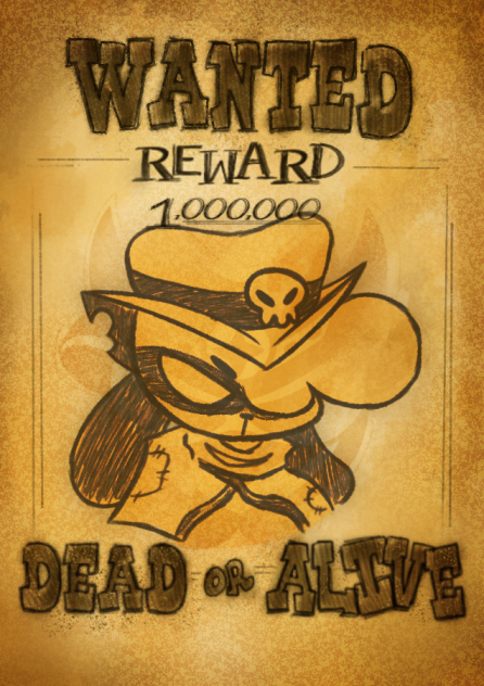“The Carrot CARD” wanted poster