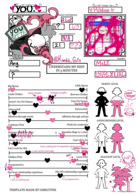 SHIP TEMPLATE - RIBBON AND YOU