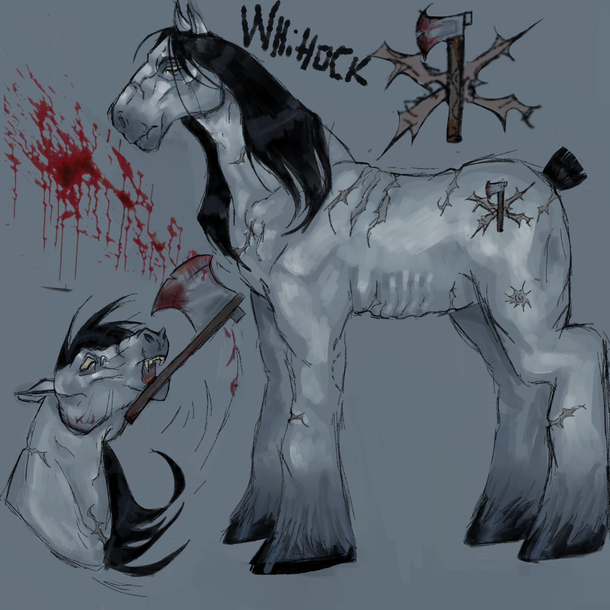 my oc in mlp 🐴🪓 - ibisPaint