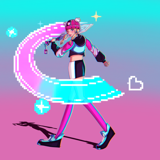 Brawl stars Gamer BIBI fan art