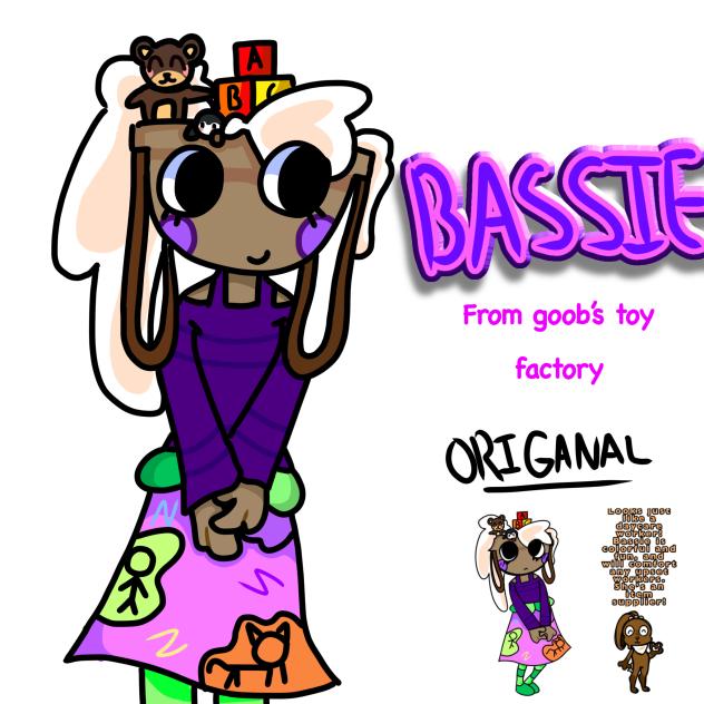 Bassie from Goobs toy factory