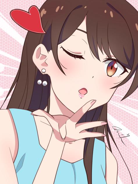 かのかり千鶴 投げKiss