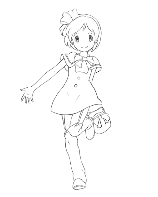 線画 ポケモン みんなの物語 ラルゴ