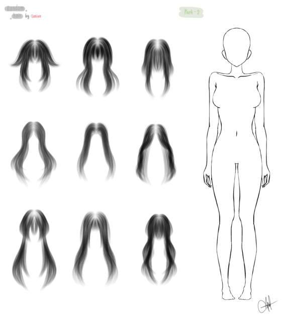 hair references pt.02 - ibisPaint