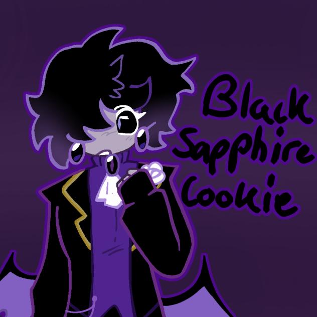 Black Sapphire cookie in me style!!