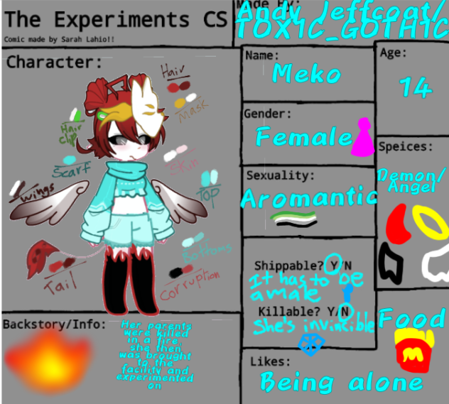 CS for Sarah Lahiol