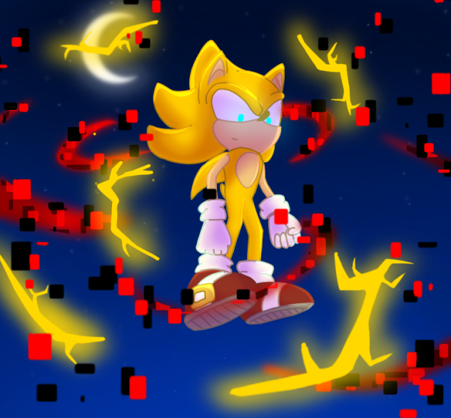 Super sonic 2 drawing bc I’m boredddd - ibisPaint