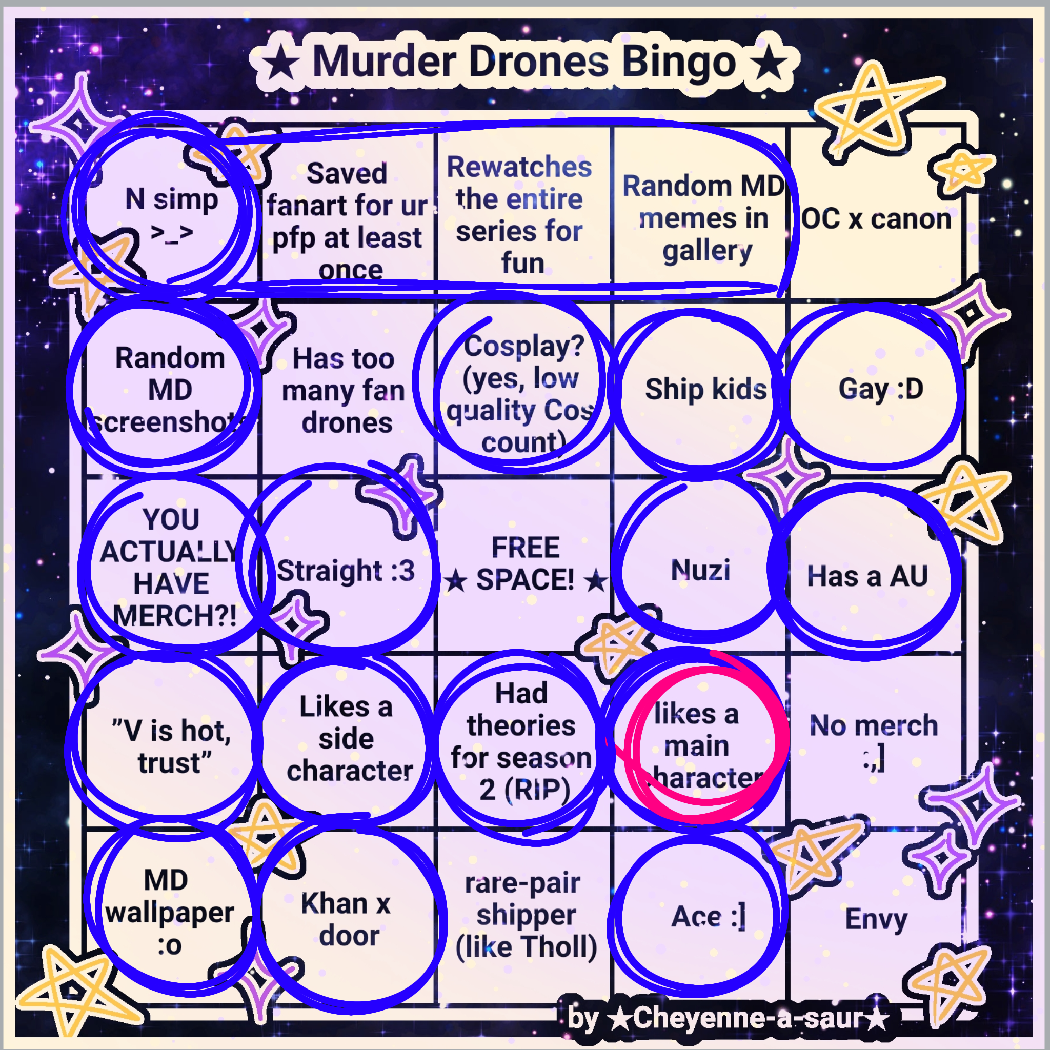 Bingo board - ibisPaint