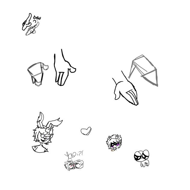 Doodles I did in class
