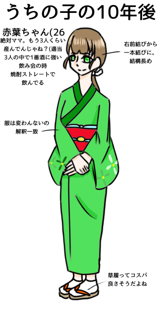 うちの子の10年後(赤葉ちゃん26