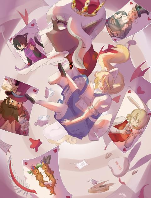 DungeonMeshi x AliceInWonderland
