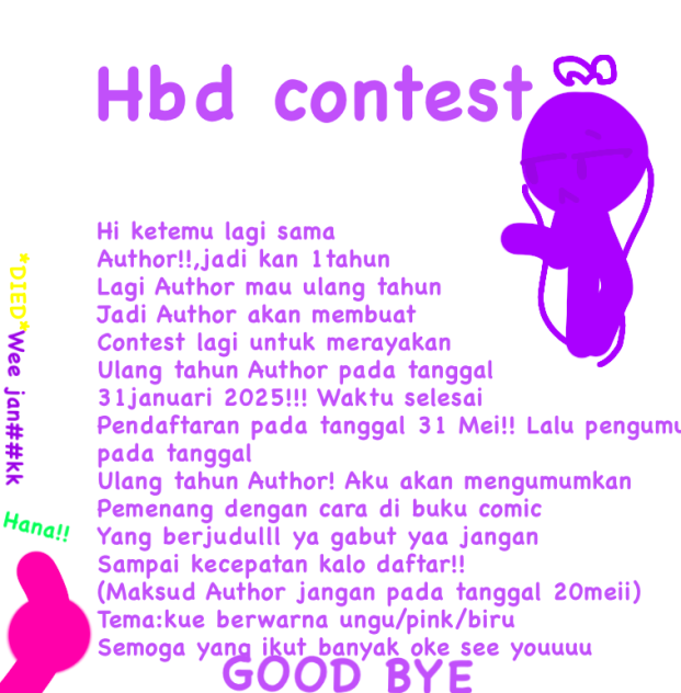 Contest hbd