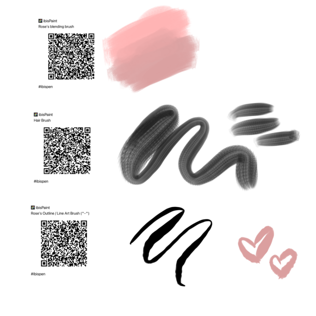Lineart and blending brush - ibisPaint