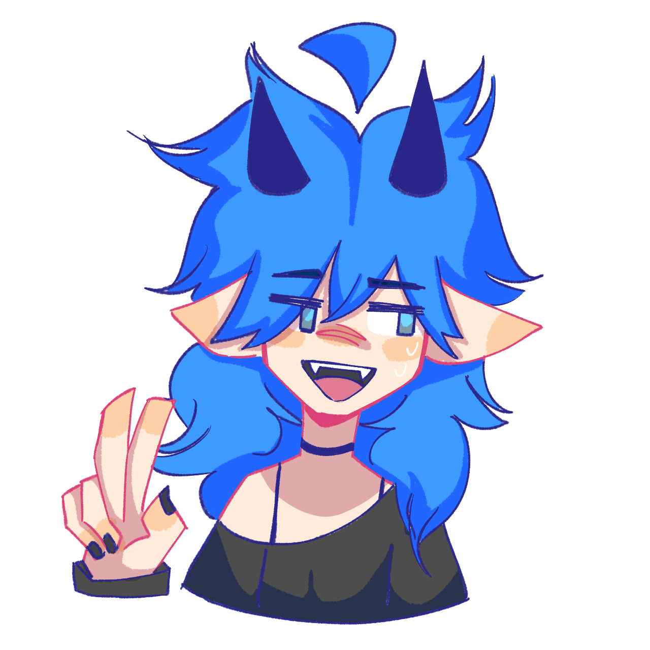 Doodle of my sona - ibisPaint
