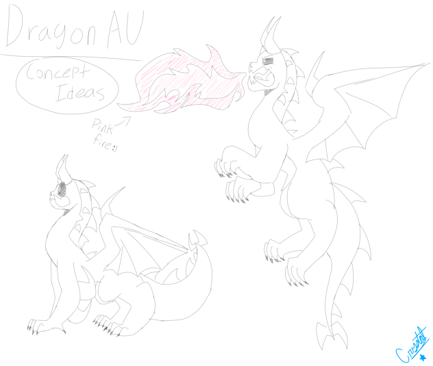 dragon au concept stuff bc im bored