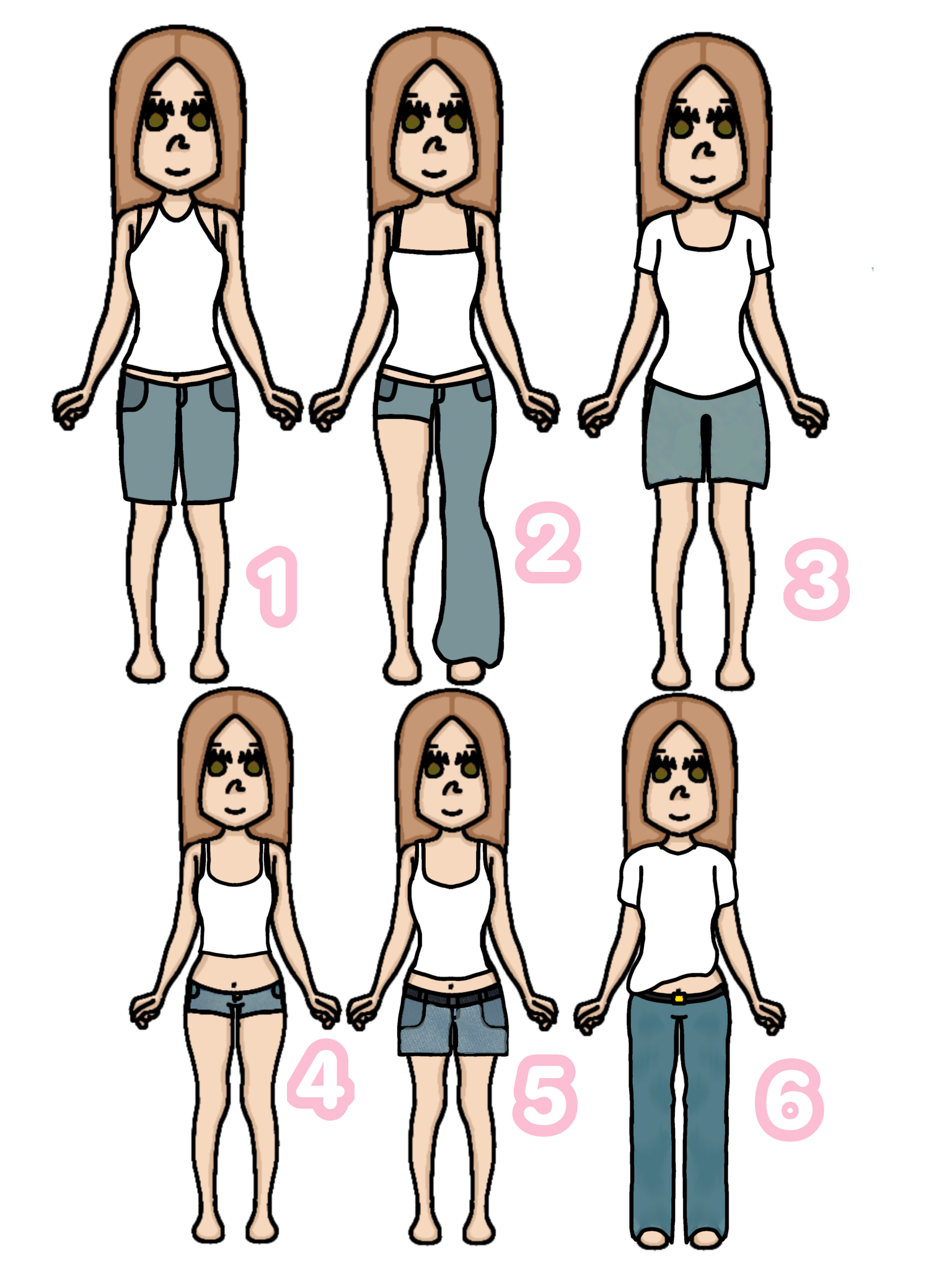 Same fit diff styles~ - ibisPaint